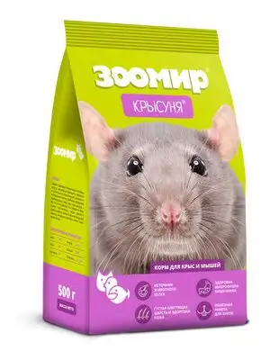 Купить ЗООМИР "Крысуня" Сухой корм для крыс и мышей
