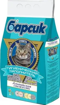 Купить Барсик впитывающий наполнитель для кошек "альпийская свежесть"