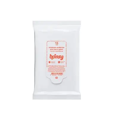 Купить bonsy влажные салфетки для ухода за глазами кошек и собак, с ароматом липы и ромашки