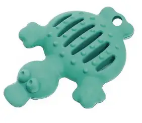 Homepet Dental Игрушка Утка для собак, для чистки зубов, фисташковая