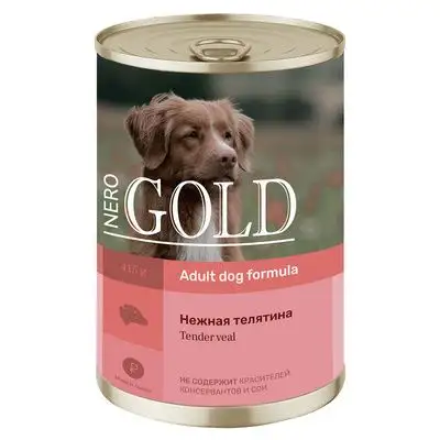 Купить nero gold консервы консервы для собак "Нежная телятина"