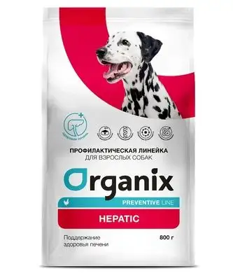 Купить organix preventive line hepatic сухой корм для взрослых собак всех пород