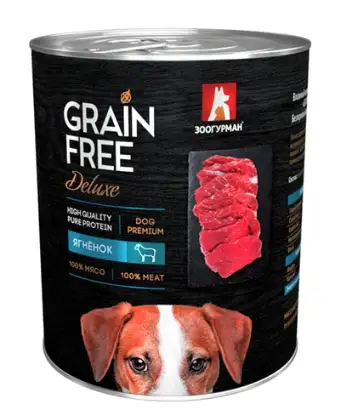 Купить Зоогурман grain free консервы для собак с ягненком