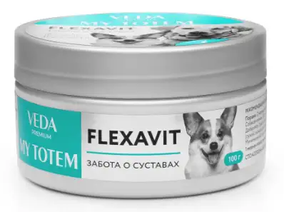 Купить Веда my totem flexavit мультикомпонентная кормовая добавка для собак забота о суставах