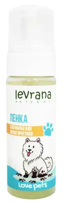Купить levrana love pets Шампунь-пенка для мыться лап после прогулки собак
