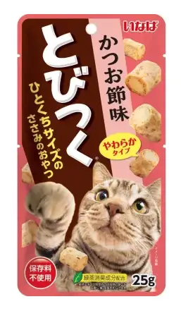 Купить inaba tobitsuku Лакомство для кошек Снеки со вкусом кацуобуси