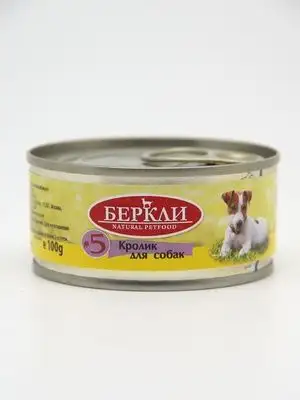 Купить berkley консервы для собак с кроликом local