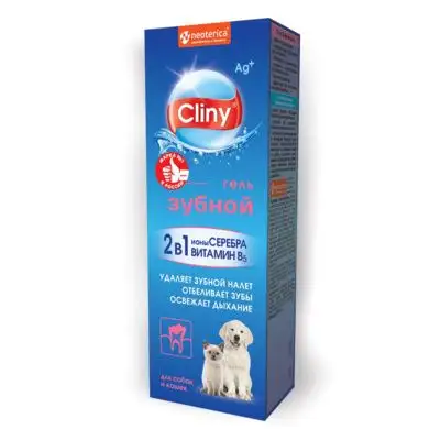 Купить cliny зубной гель для кошек и собак