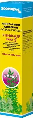 Купить ЗООМИР Унифлор Аква-5, минеральное удобрение для аквариумных растений подкисляющее