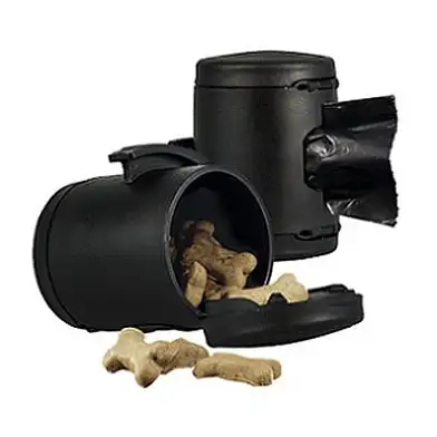 Flexi коробка для лакомств или одноразовых пакетов, черная, multi box, black для собак и кошек