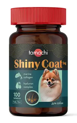 TAMACHI Shiny Coat Витамины для собак мелких пород Блестящая шерсть