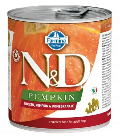 Купить farmina n&d pumpkin puppy консервы для щенков всех пород с тыквой, курицей и гранатом