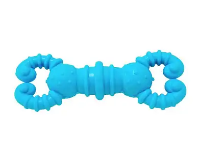 HOMEPET TPR игрушка для собак игрушка для собак гантелька crabs 