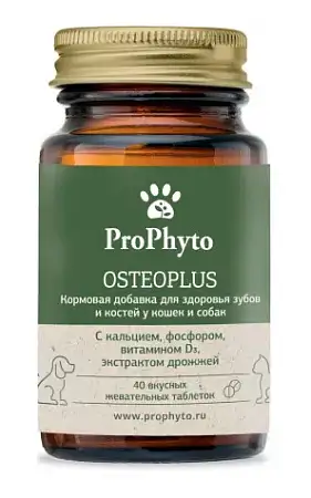 Купить prophyto osteoplus мультикомпонентная кормовая добавка для собак и кошек