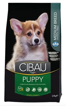 Купить farmina cibau puppy medium сухой корм для щенков средних пород с курицей