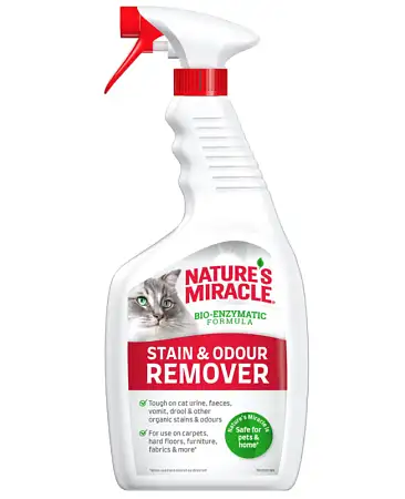 Купить nature's miracle Спрей Уничтожитель пятен и запахов кошек универсальный
