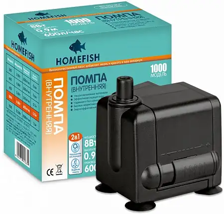 Купить homefish помпа для аквариума 1000