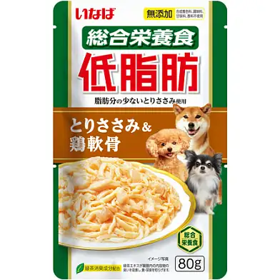 Inaba влажный корм ТЭИСИБО для собак куриное филе с куриными хрящами в желе (пауч)