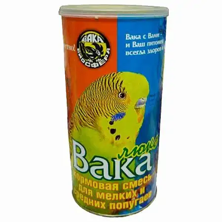 Купить Вака Люкс сухой корм для мелких и средних попугаев