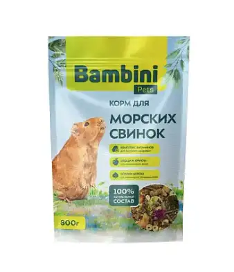 Bambini Pets Сухой корм для морских свинок
