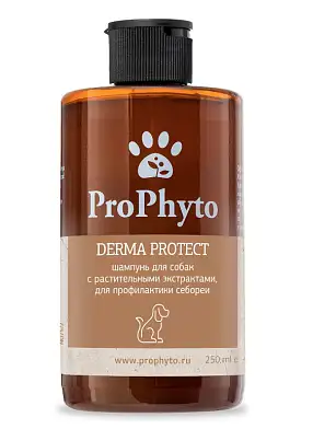 ProPhyto DERMA PROTECT SHAMPOO для собак с растительными экстрактами против перхоти и себореи