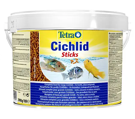 Купить tetracichlid sticks корм для всех видов цихлид и других крупных рыб в палочках