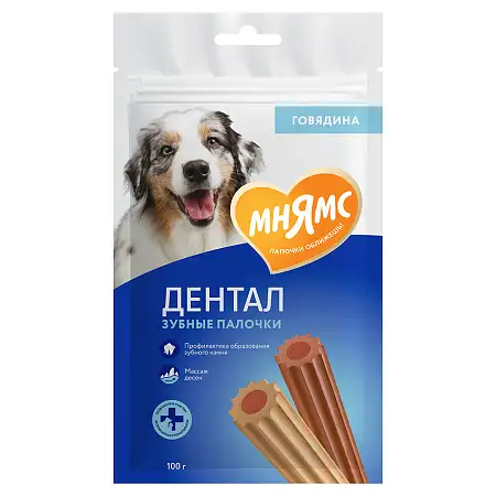 Купить Мнямс dental лакомство для собак Зубные палочки с говядиной