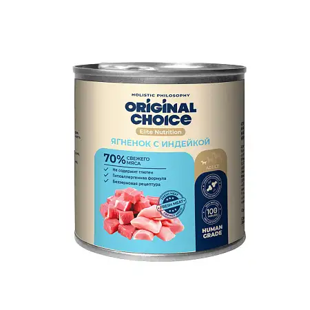 Купить original choice elite nutrition adult mini консервы для собак мелких пород ягненок с индейкой