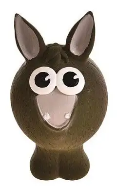 Homepet BUBBLE игрушка для собак ослик с пищалкой латекс