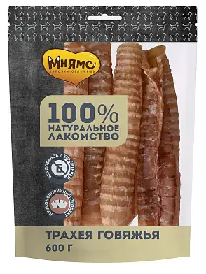 Мнямс лакомство для собак Трахея говяжья большая упаковка