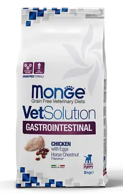 Monge VetSolution Dog Gastrointestinal Puppy сухой корм для щенков всех пород при заболеваниях ЖКТ