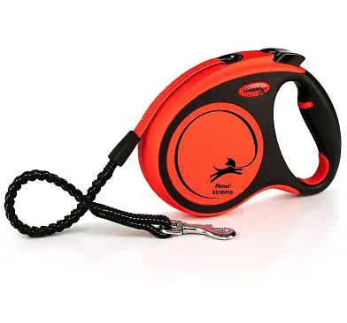 Flexi Xtreme рулетка для собак, оранжевая