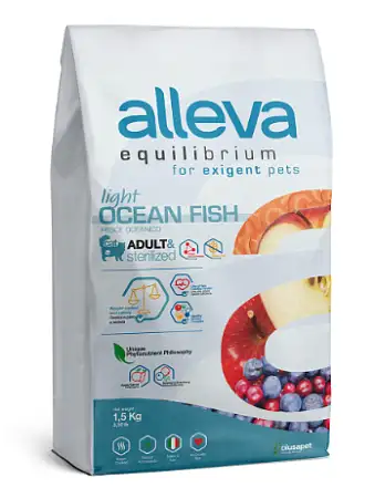 Купить alleva equilibrium cat сухой корм для кастрированных котов и стерилизованных кошек с рыбой