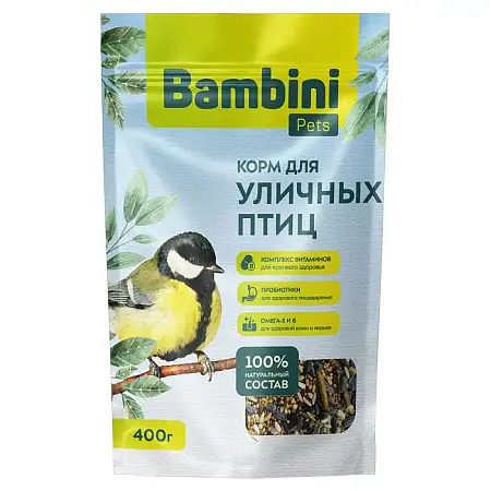 Купить bambini pets Сухой корм для уличных птиц