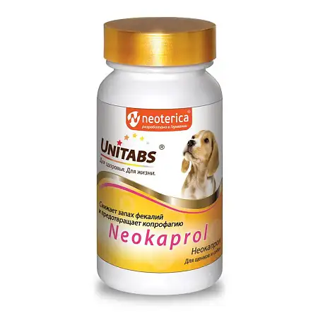 Купить unitabs neokaprol мультивитаминный комплекс для щенков и собак от поедания фекалий