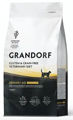 Grandorf Veterinary Diet Cat Urinary S/O Moderate Calorie полнорационный диетический сухой корм для кошек склонных к набору веса, при мочекаменной болезни