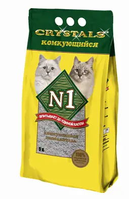 N1 комкующийся наполнитель для кошек минеральный
