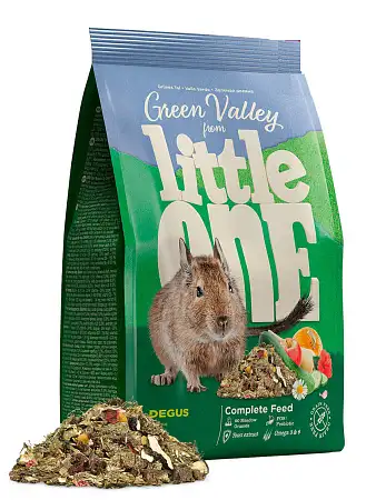 Купить little one Сухой корм для дегу "зеленая долина" разнотравье